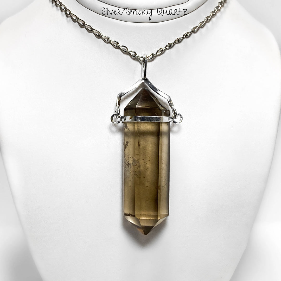 Crystal Point Swivel Necklace