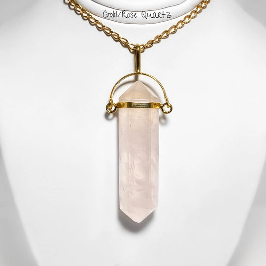 Crystal Point Swivel Necklace