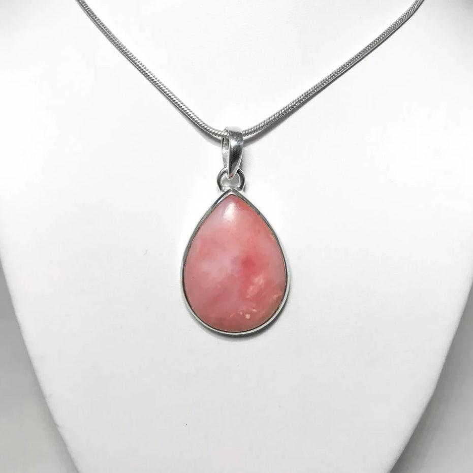 Pink Peruvian Opal Pendant