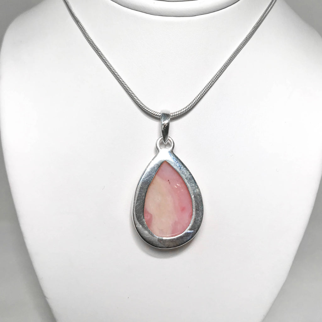 Pink Peruvian Opal Pendant