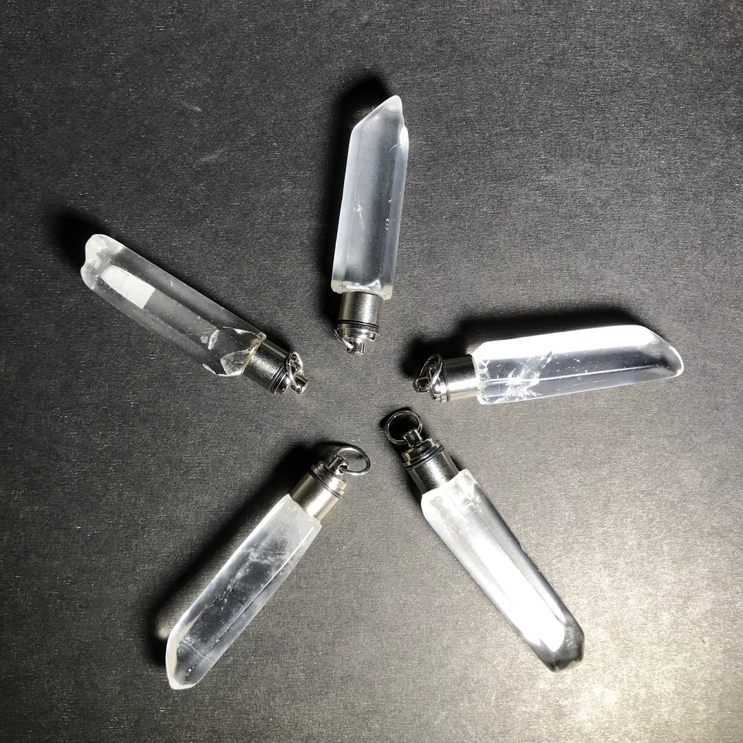 LED Quartz Point Pendant