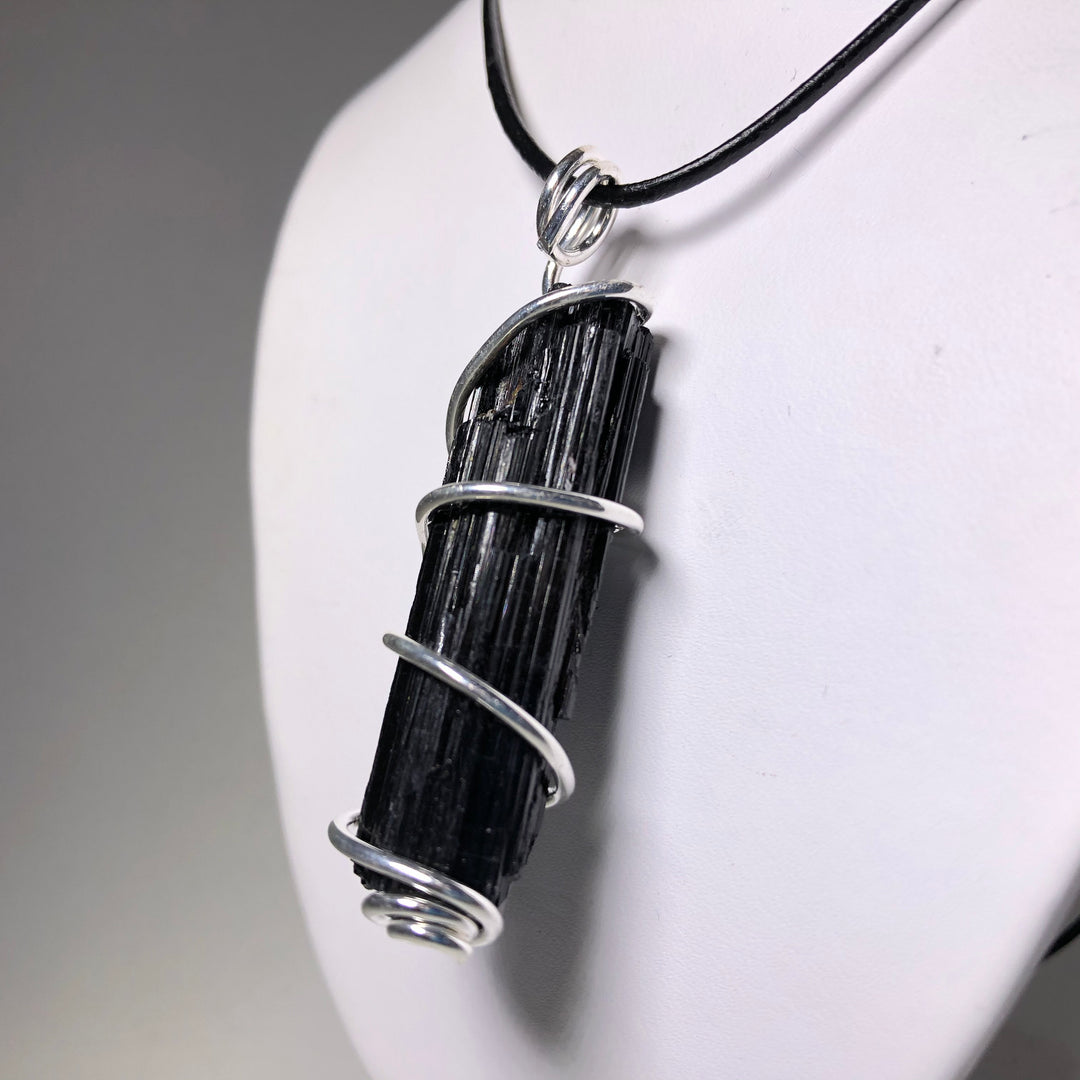 Wire Wrap Pendant - Silver Plated