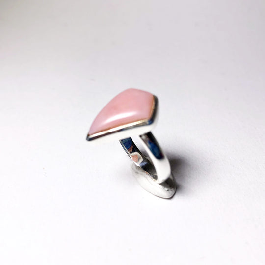 Pink Peruvian Opal Ring