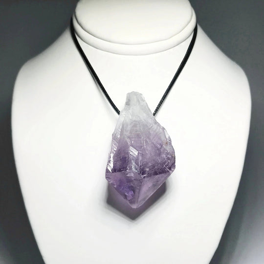 Amethyst Rough Point Necklace