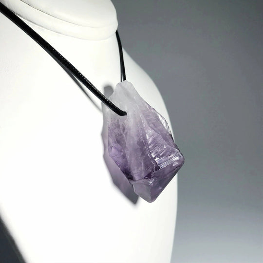 Amethyst Rough Point Necklace