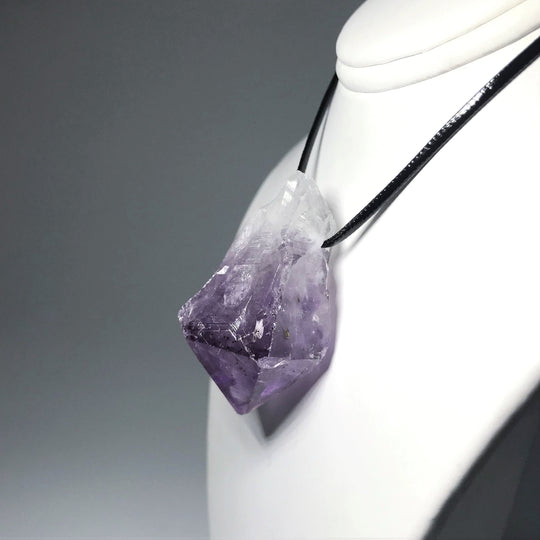 Amethyst Rough Point Necklace