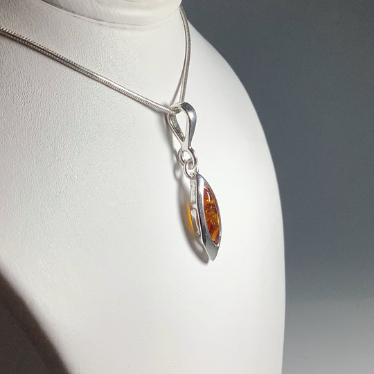 Cognac Amber Pendant