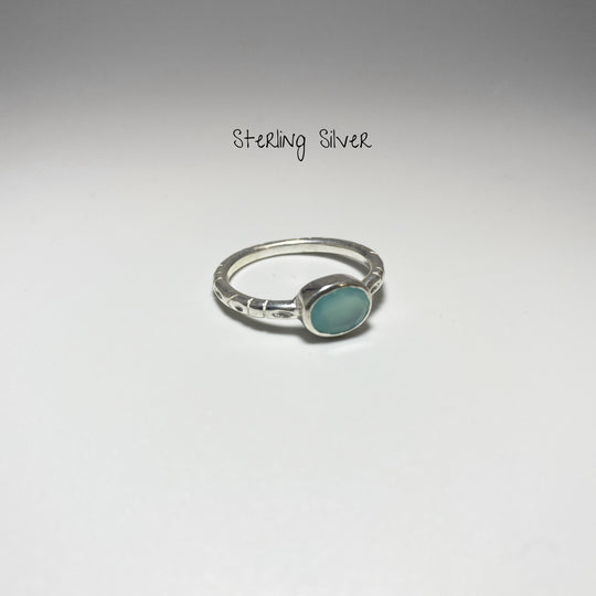 Blue Onyx Ring