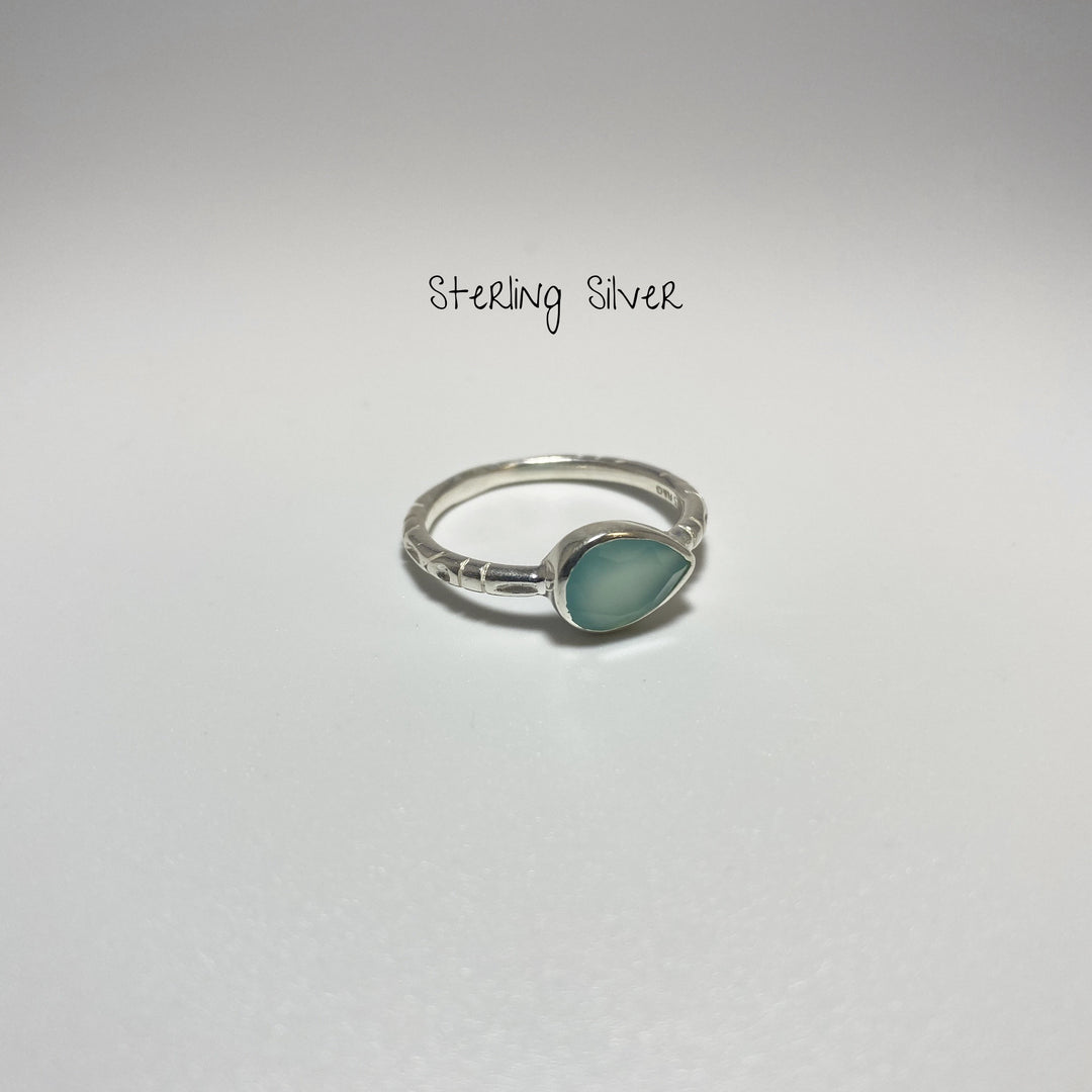 Blue Onyx Ring