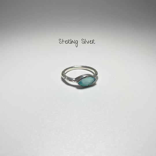 Blue Onyx Ring