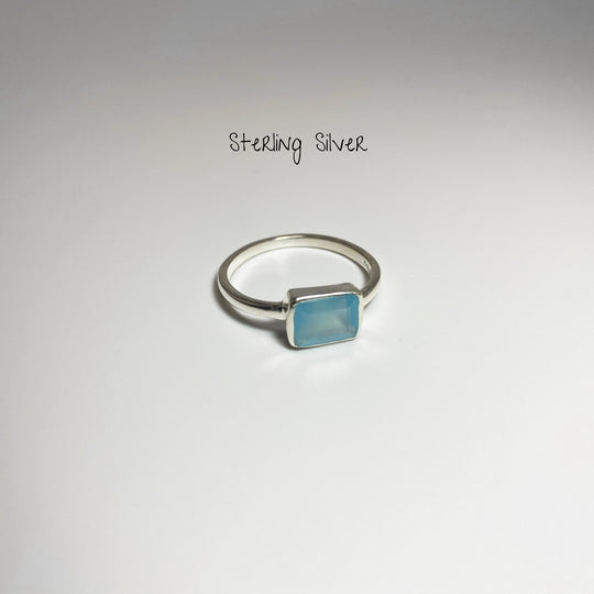 Blue Onyx Ring