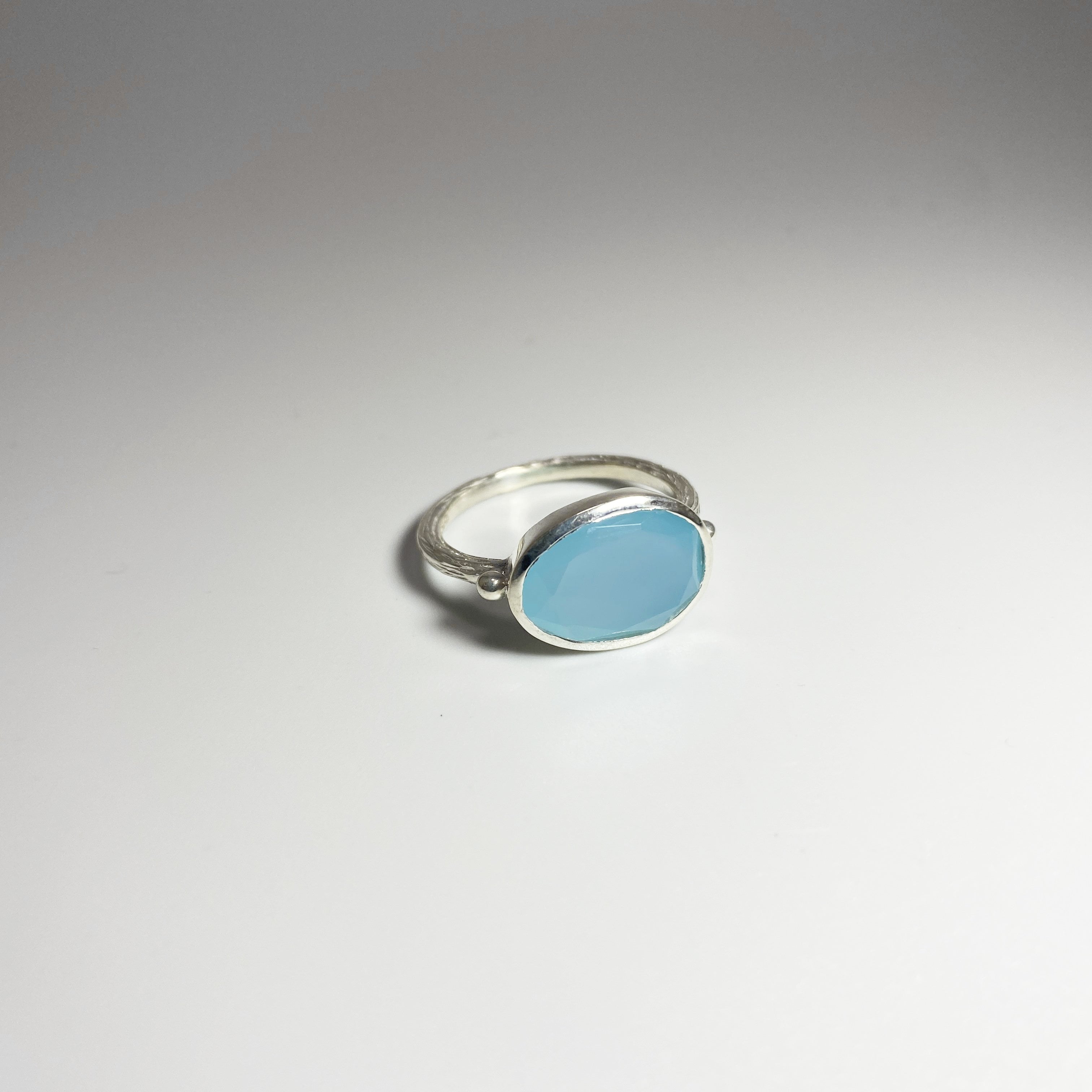 Blue Onyx Ring