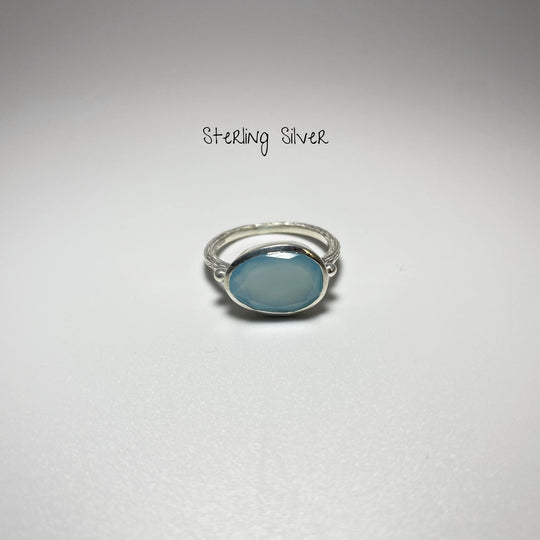 Blue Onyx Ring