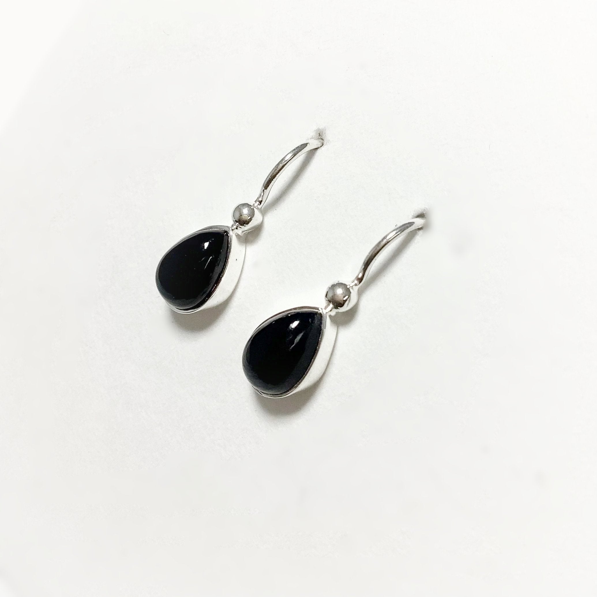 Black Onyx Dangle Earrings