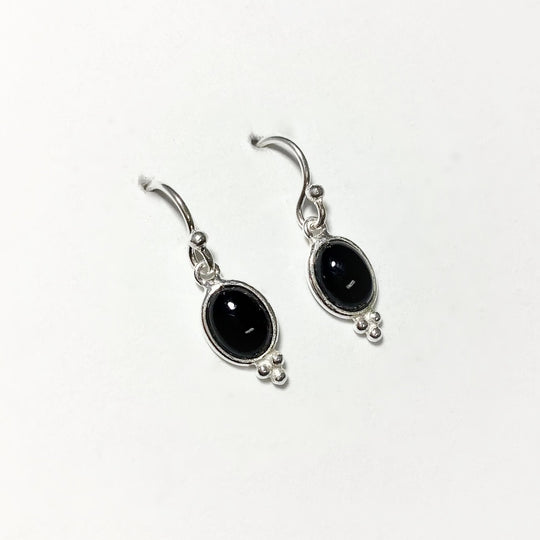 Black Onyx Dangle Earrings