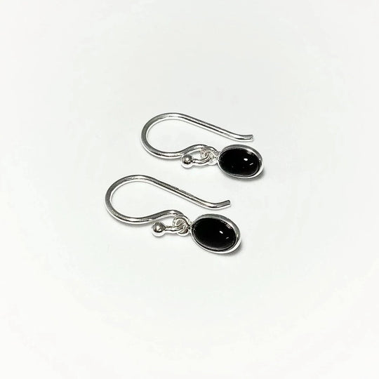 Black Onyx Dangle Earrings