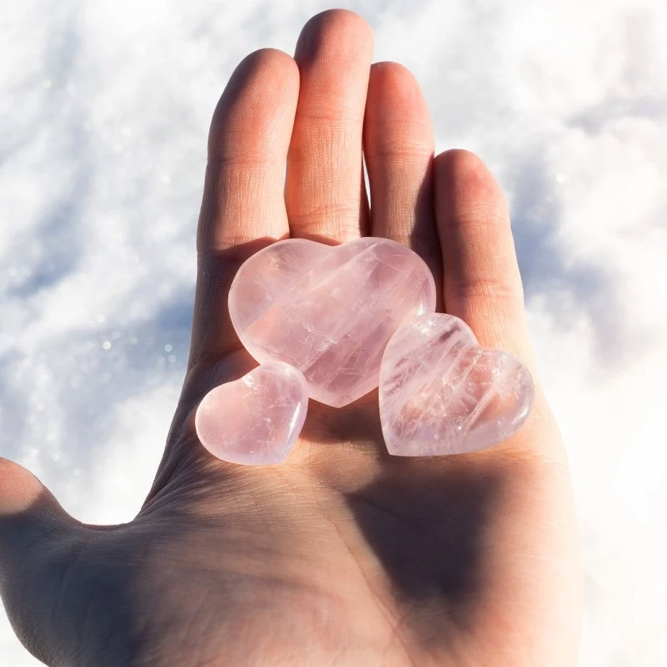 Rose Quartz Heart