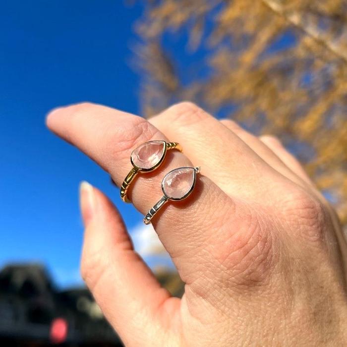 Rose Quartz Ring