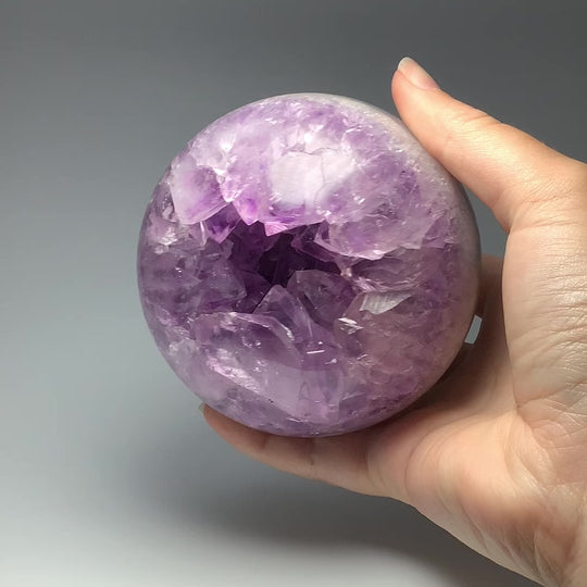 Amethyst Geode Sphere