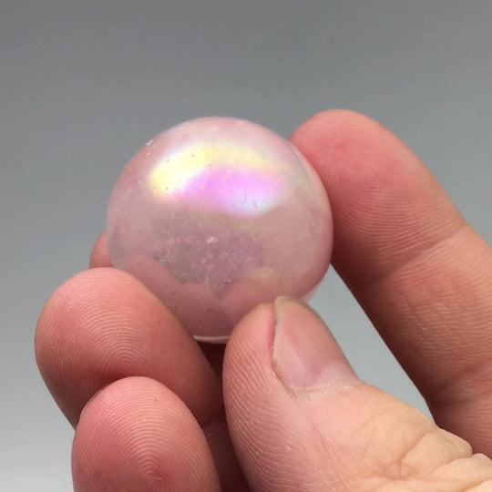 Aura Rose Quartz Sphere