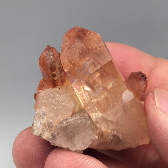 Tangerine Quartz Cluster