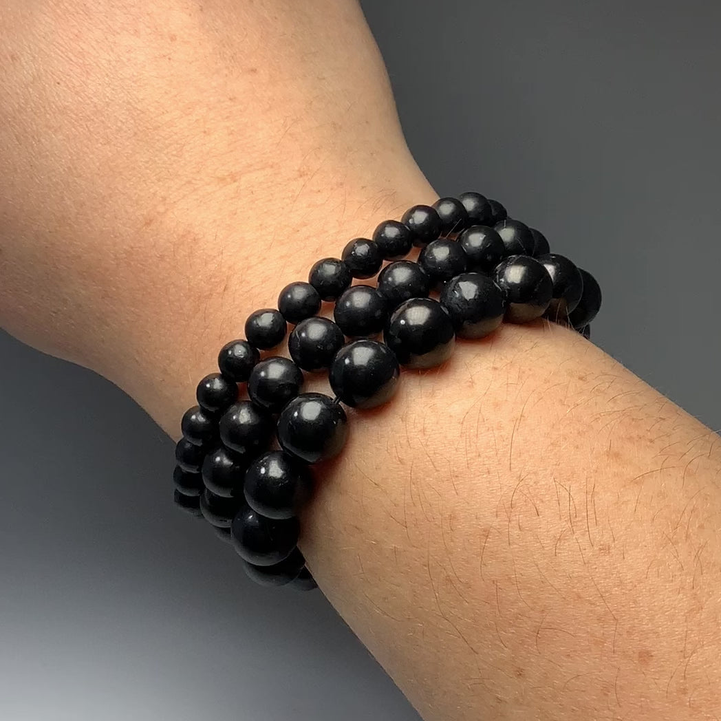 Shungite Beaded Bracelet