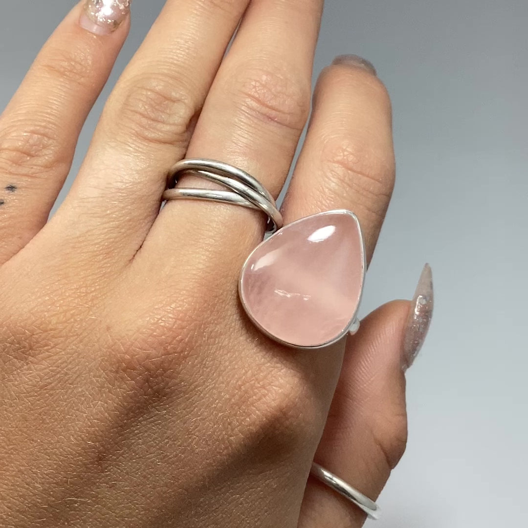 Rose Quartz Ring