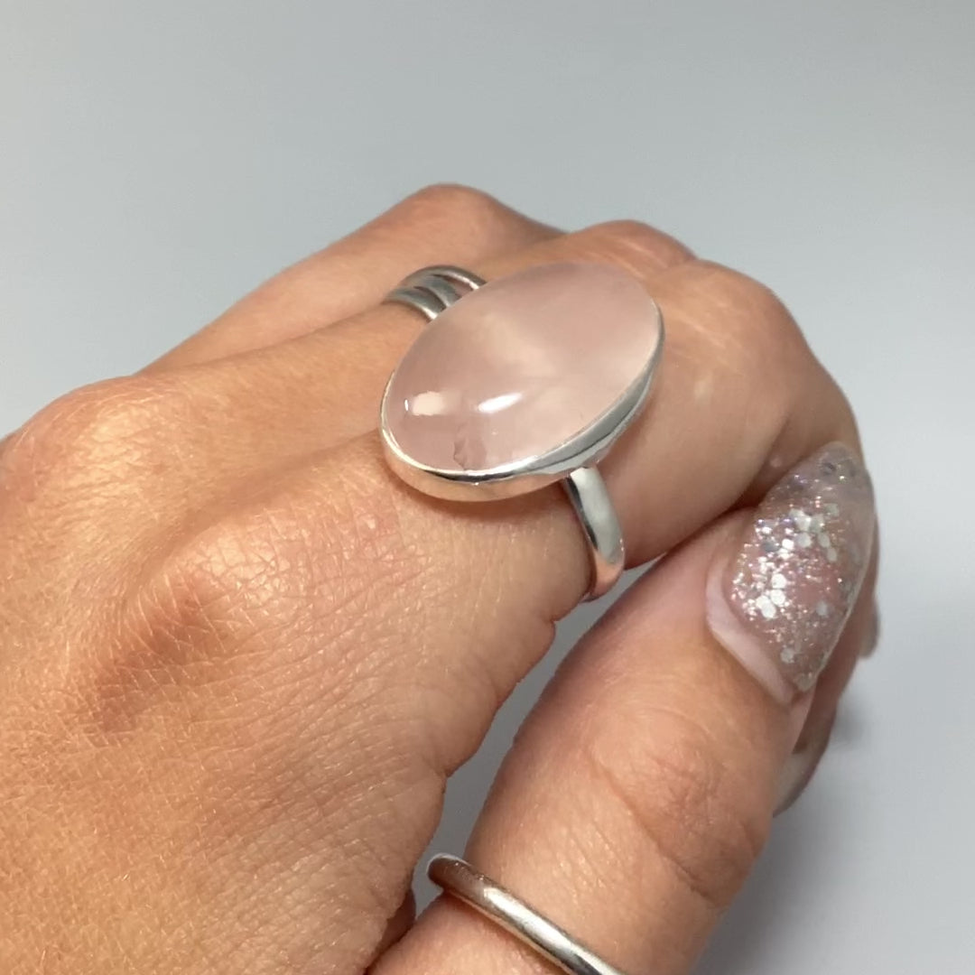 Rose Quartz Ring