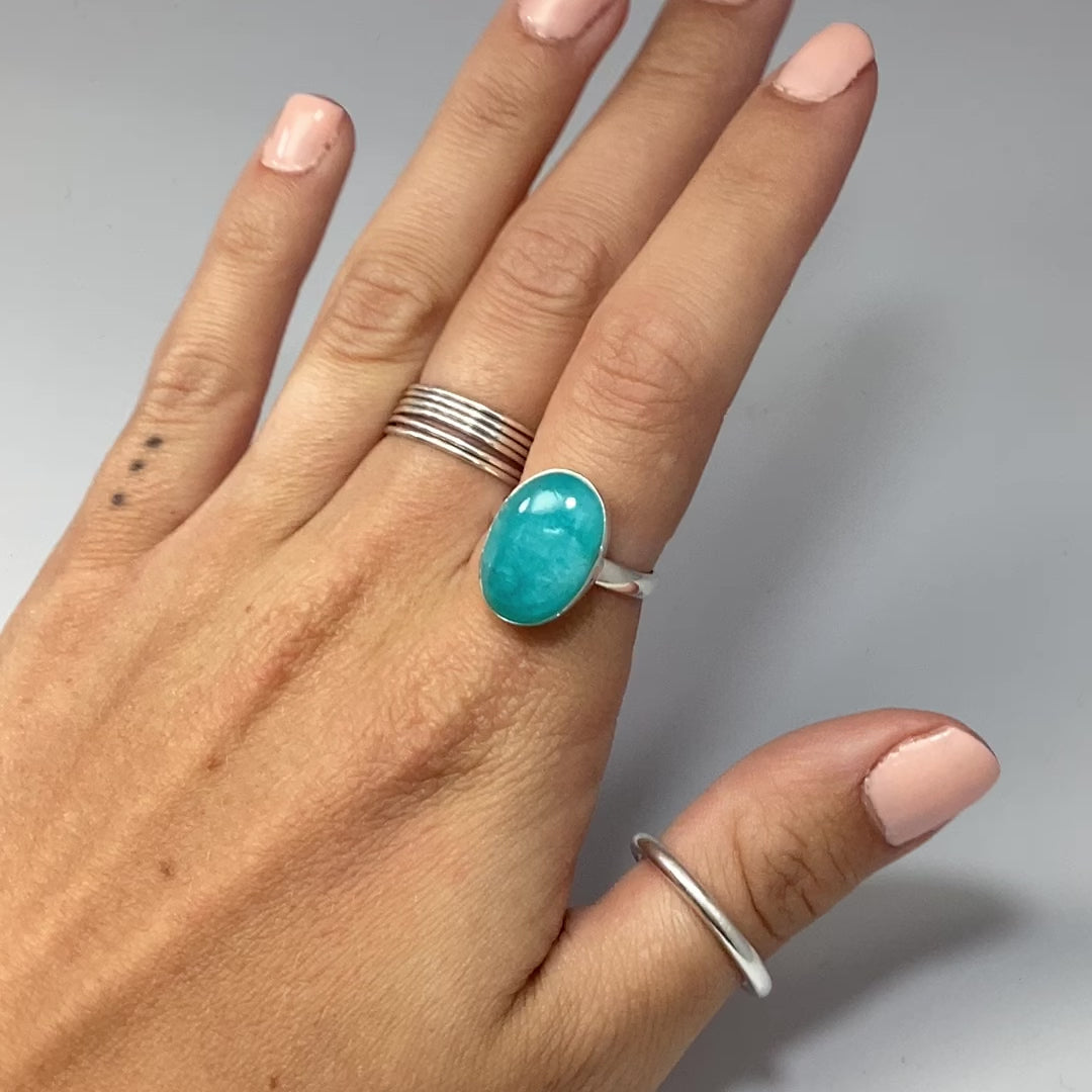 Amazonite Ring