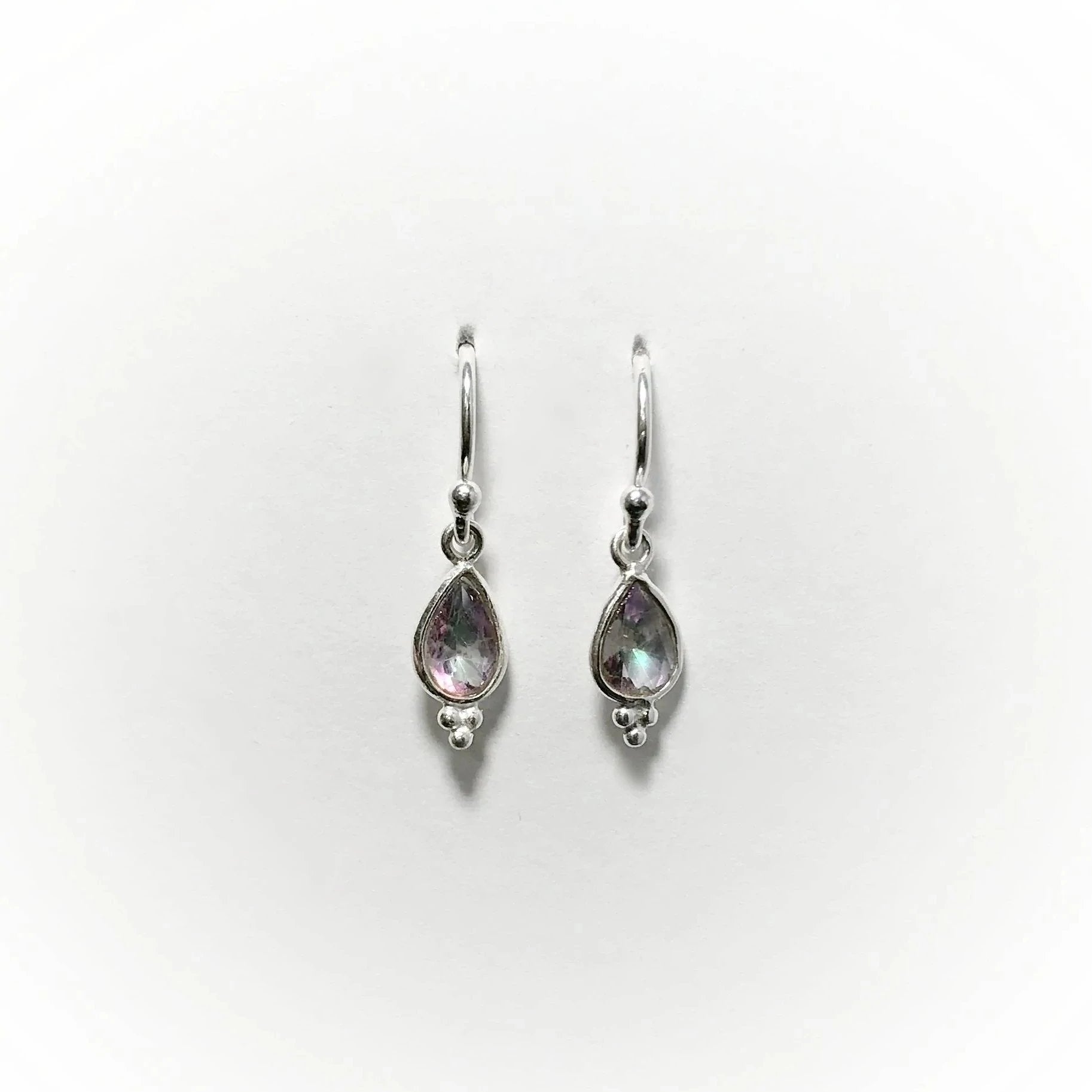 Mystic Topaz Dangle Earrings