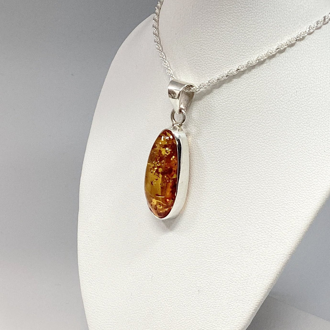 Cognac Amber Pendant