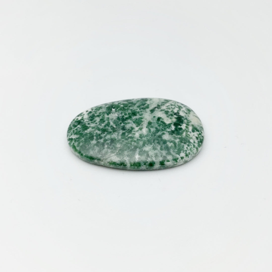 Worry Stone - Green Dot Jade