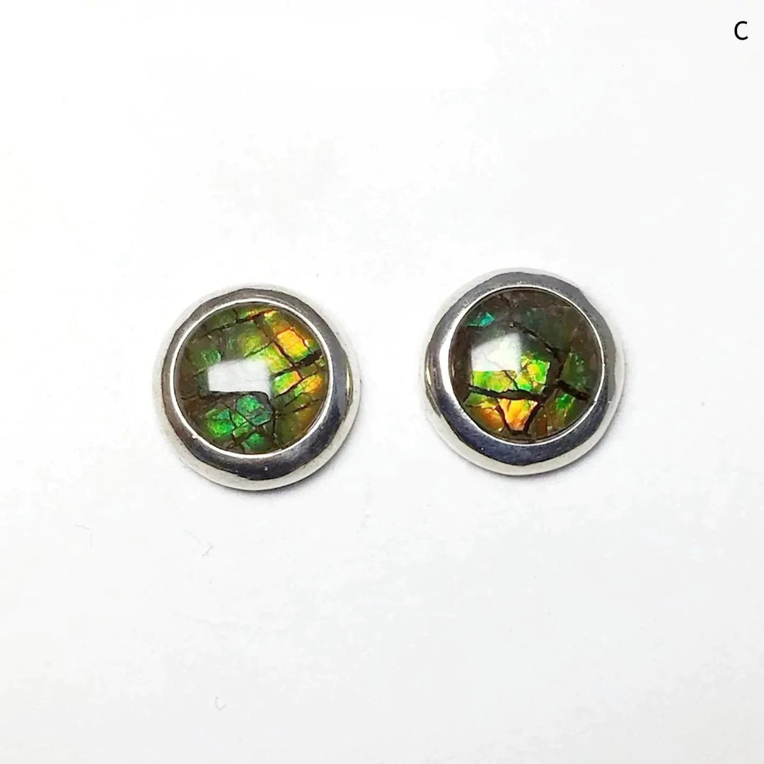 Alberta Ammolite Stud Earrings