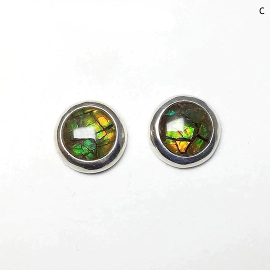 Alberta Ammolite Stud Earrings