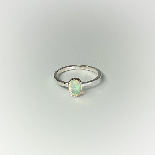 Ethiopian Fire Opal Ring