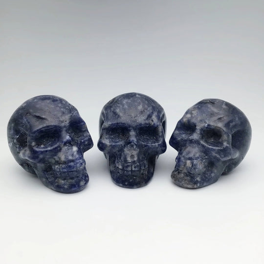 Carved Sodalite Skull at $69 Each