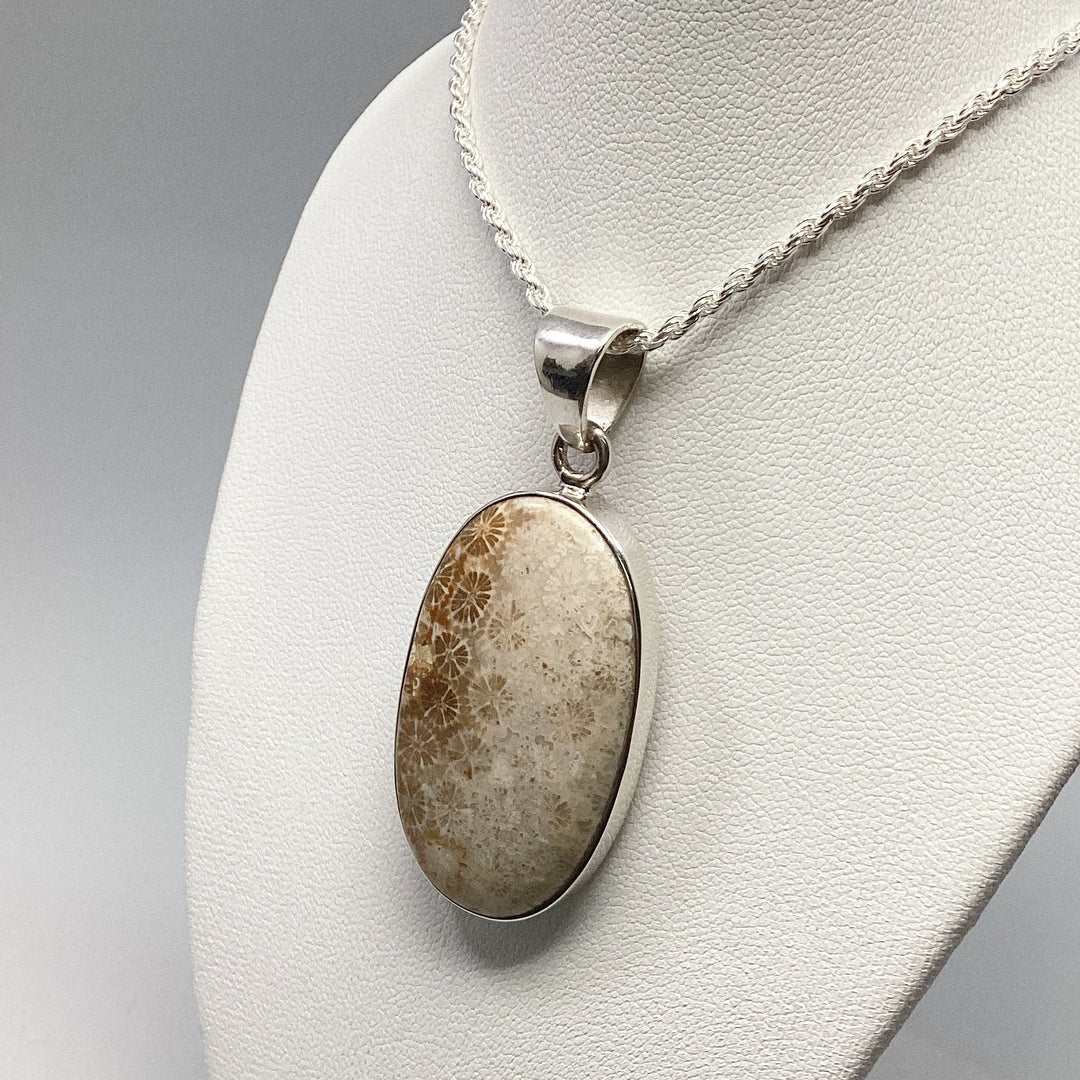 Fossilized Coral Pendant