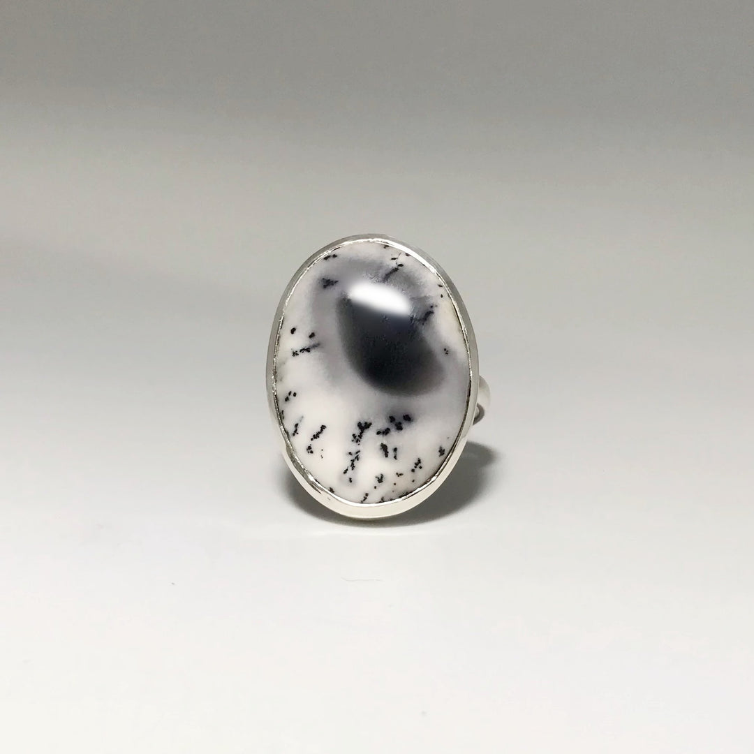 Dendritic Opal Ring