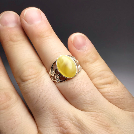 Butterscotch Amber Ring