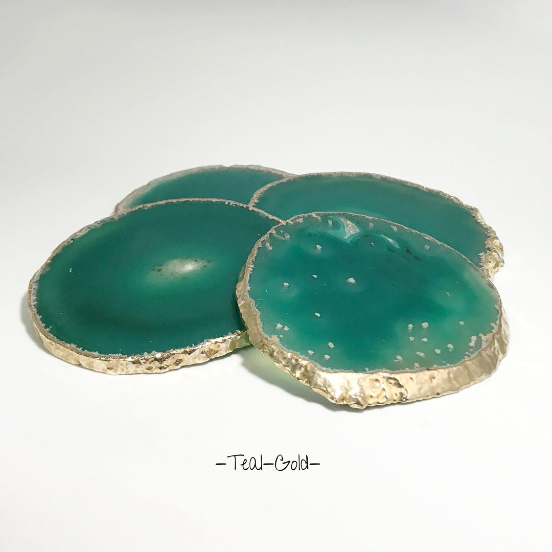 Agate Coasters - Set of 4