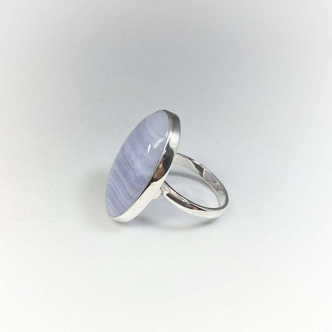 Blue Lace Agate Ring