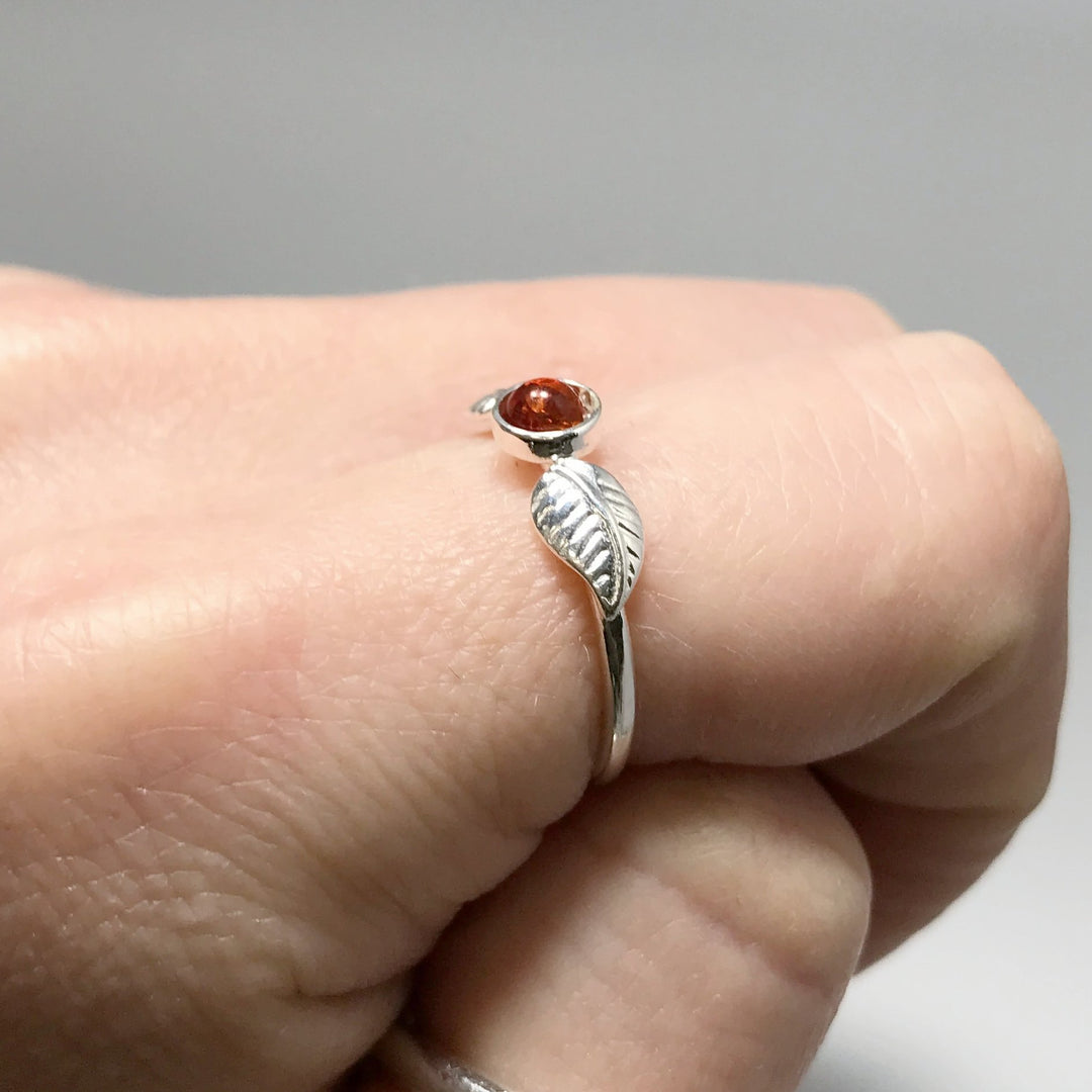 Cognac Amber Ring