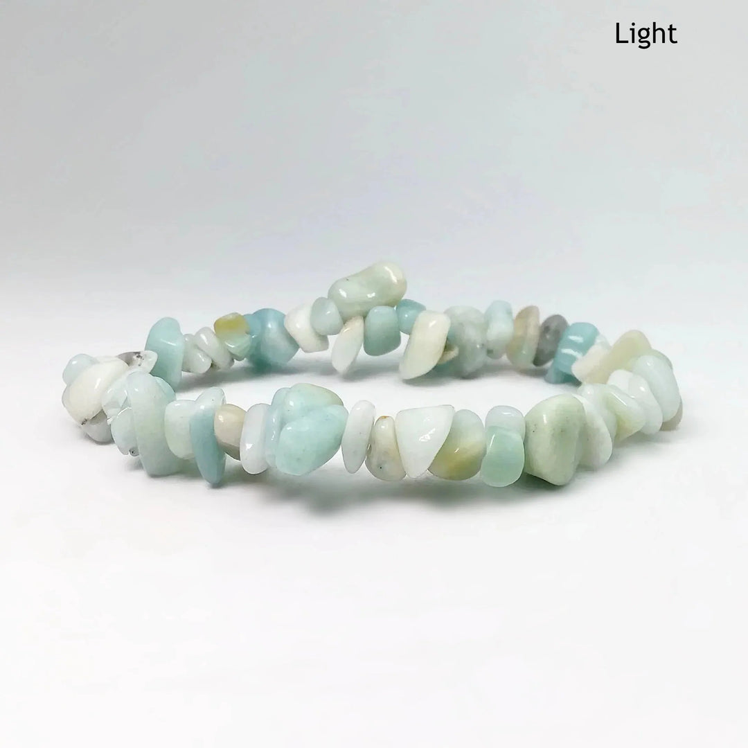 Amazonite Chip Beaded Bracelet