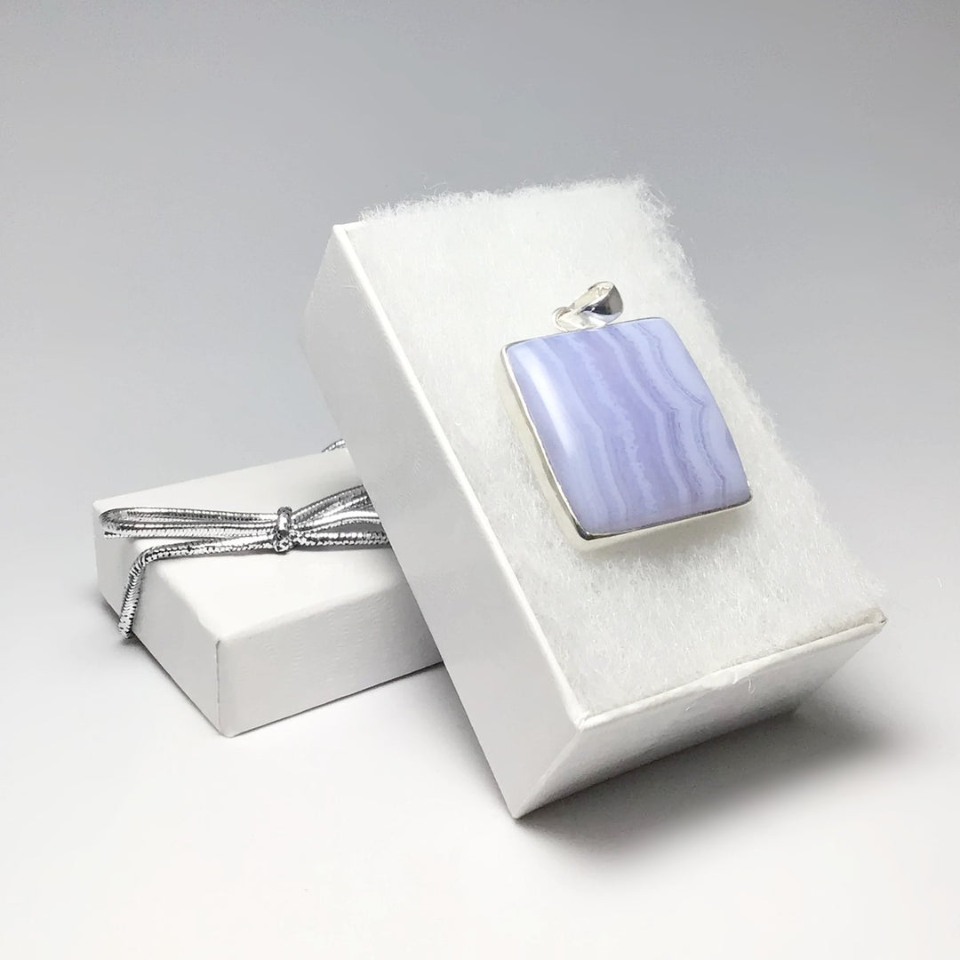 Blue Lace Agate Pendant