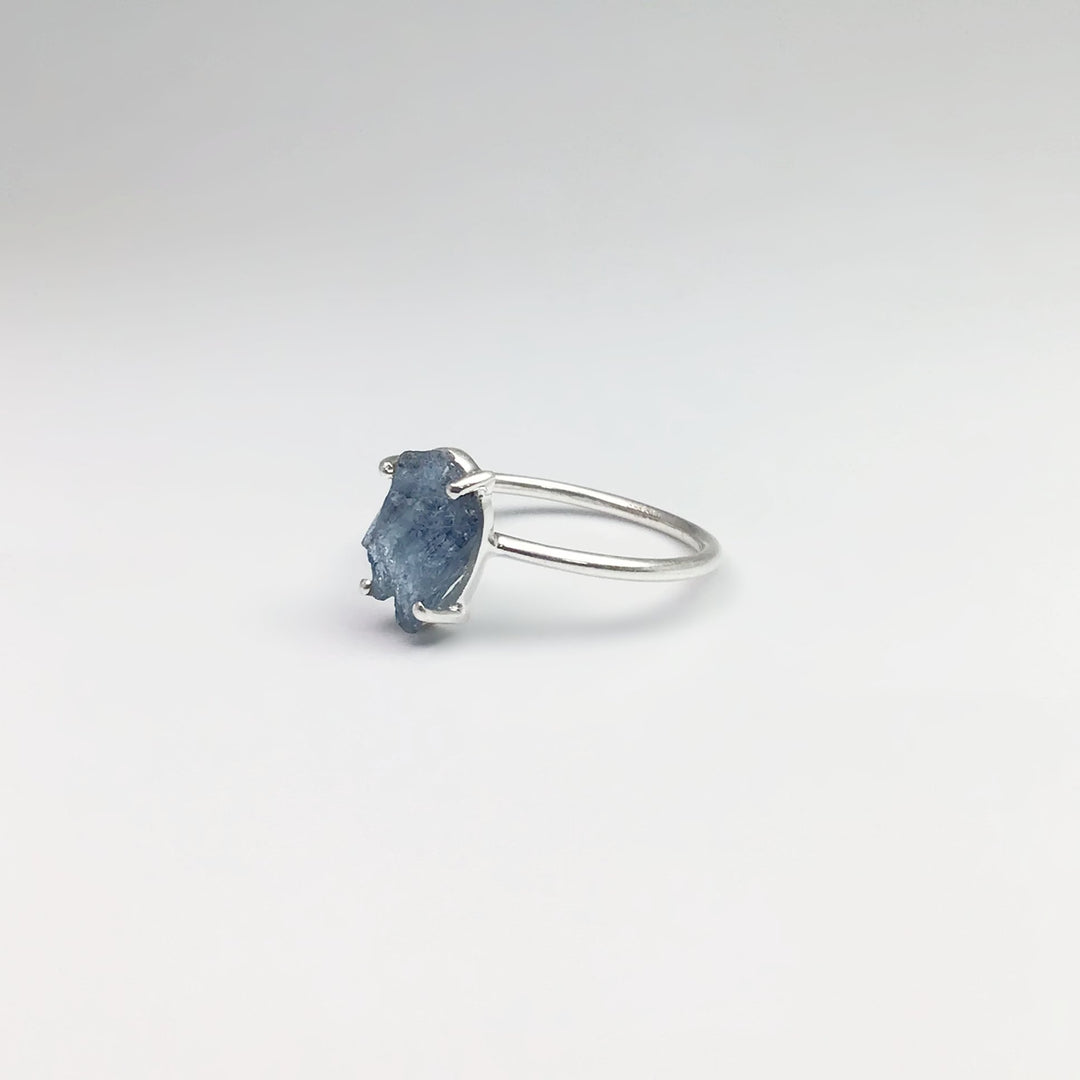 Raw Aquamarine Ring