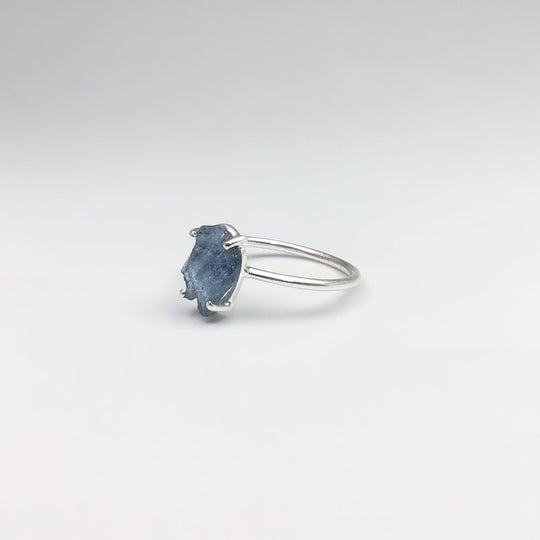 Raw Aquamarine Ring