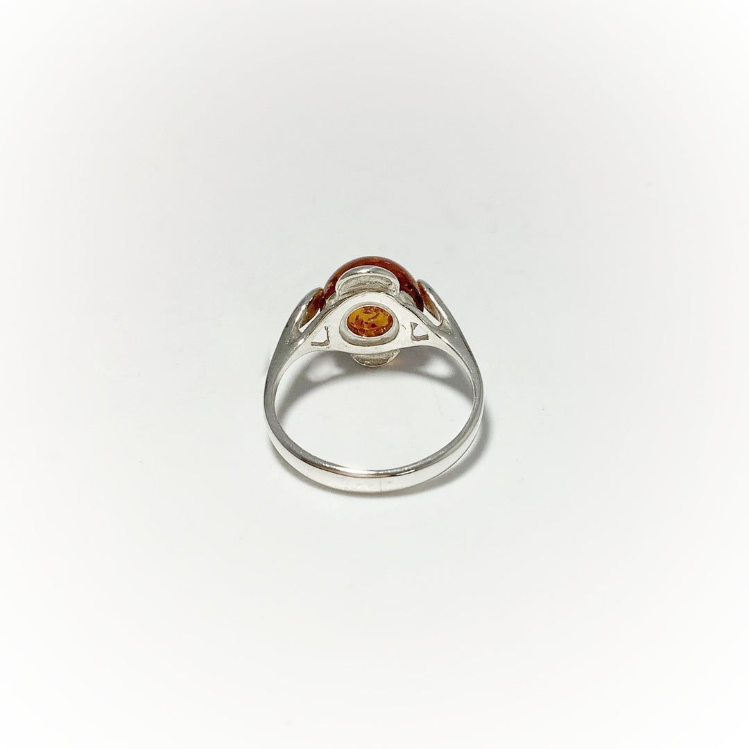 Cognac Amber Ring