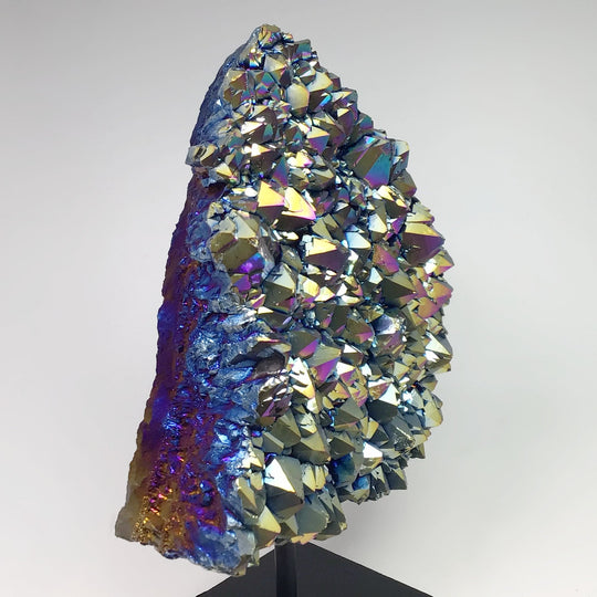 Rainbow Amethyst Druze Cluster On Stand