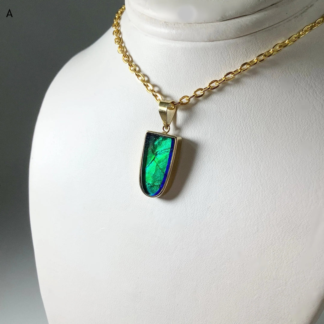 Alberta Ammolite 14K Gold Pendant