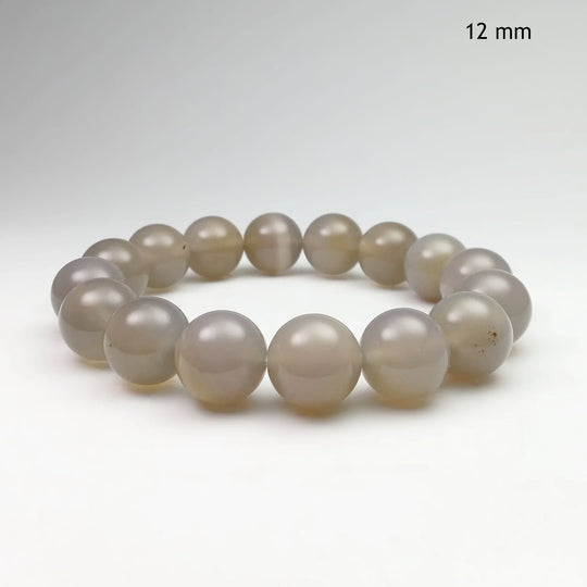 Natural Agate Beaded Bracelet